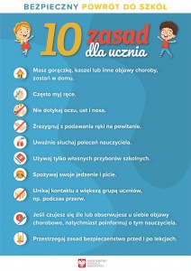 10 zasad bezpieczenstwa uczen